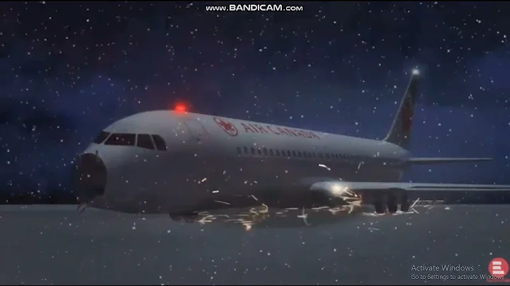 Air Canada Flight 624 - Crash Animation