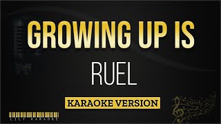 Ruel - GROWING UP IS ____ (Karaoke Version)