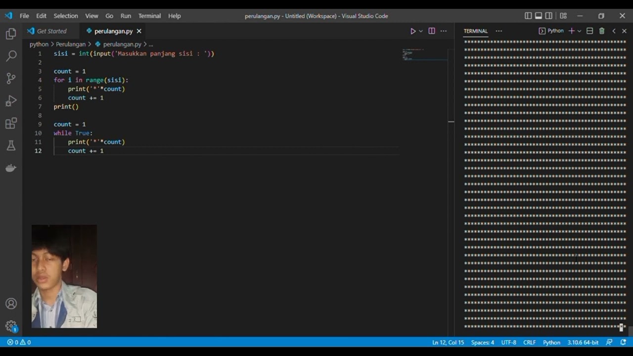 Python | Simple Program For and While Loops for Beginner - YouTube