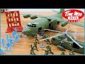 Tim Mee Toy Plastic Army Men Surprise Box with Tanks Helicopter Planes Video