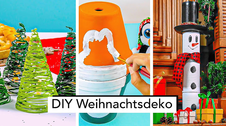 DIY Weihnachten - 3 geniale Weihnachts-Ideen zum Dekorieren!