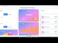 Build an Expense Tracker - Home/Dashboard design - Part 1 - using Angular 14, Firebase &amp; PrimeNg