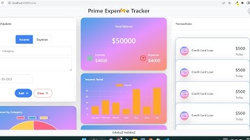 Build an Expense Tracker - Home/Dashboard design - Part 1 - using Angular 14, Firebase & PrimeNg
