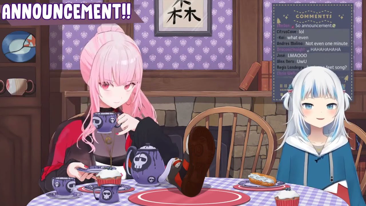 Gura chama Calli de fedida ao descobrir um segredo sobre seus pés!