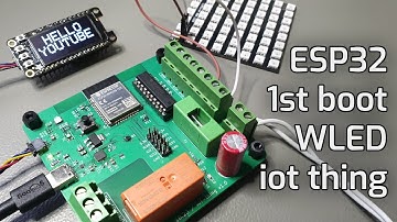 KiCad 7 designed ESP32 iot-thing board. Arduino and WLED test code. Full tutorial.