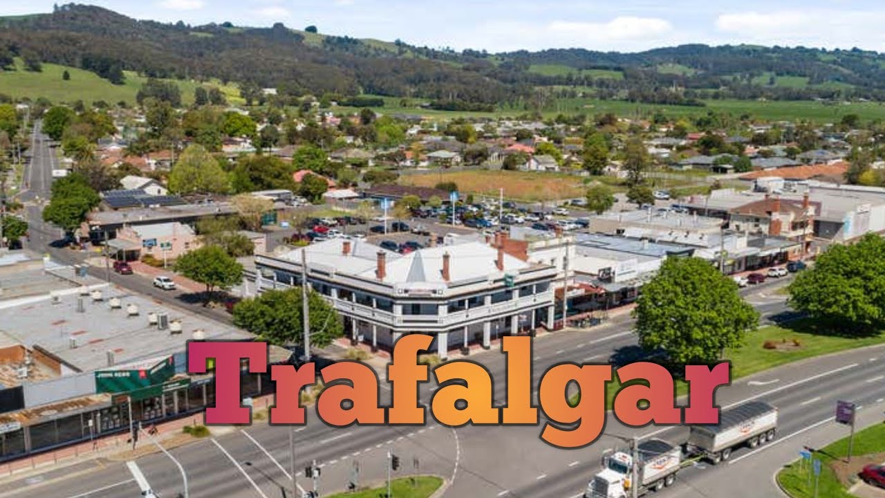 Пешеходная экскурсия в формате 4K по Трафальгару, Виктория, Австралия | Спокойная прогулка по городу
