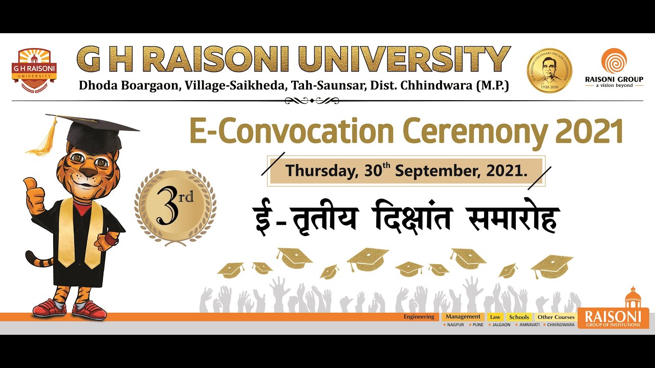 GHRU E-Convocation Ceremony 2021