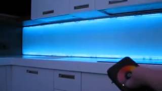 Фартук для кухни из стекла с подсветкой LEDss ru(, 2014-04-01T14:54:32.000Z)