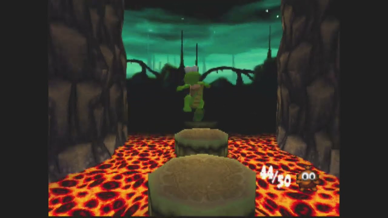 Croc 2 Part 19 - Caveman Village: Save 50 Trapped Gobbos!