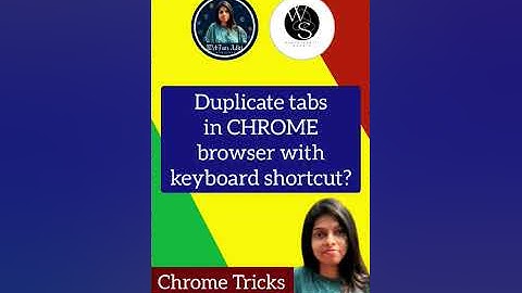 Try it !😮 Keyboard shortcut to open Duplicate tab in CHROME 🔥🔥 #shorts #youtubeshorts #chrome