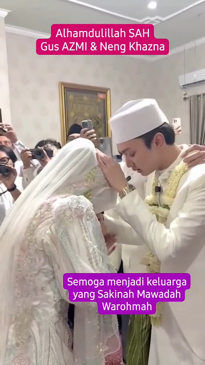 Akad Nikah Gus AZMI dan Neng Khazna‼️Alhamdulillah SAH