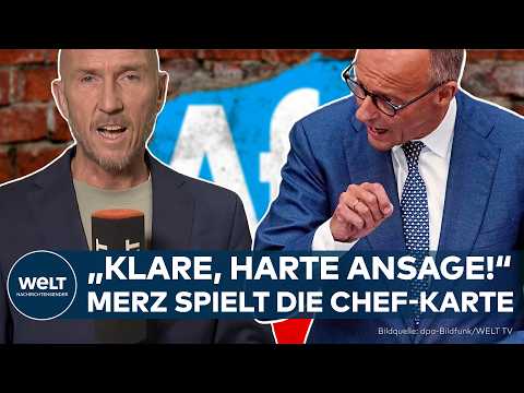 CDU IN CRISIS: "Clear, tough message!" – Chancellor Merz plays the boss card