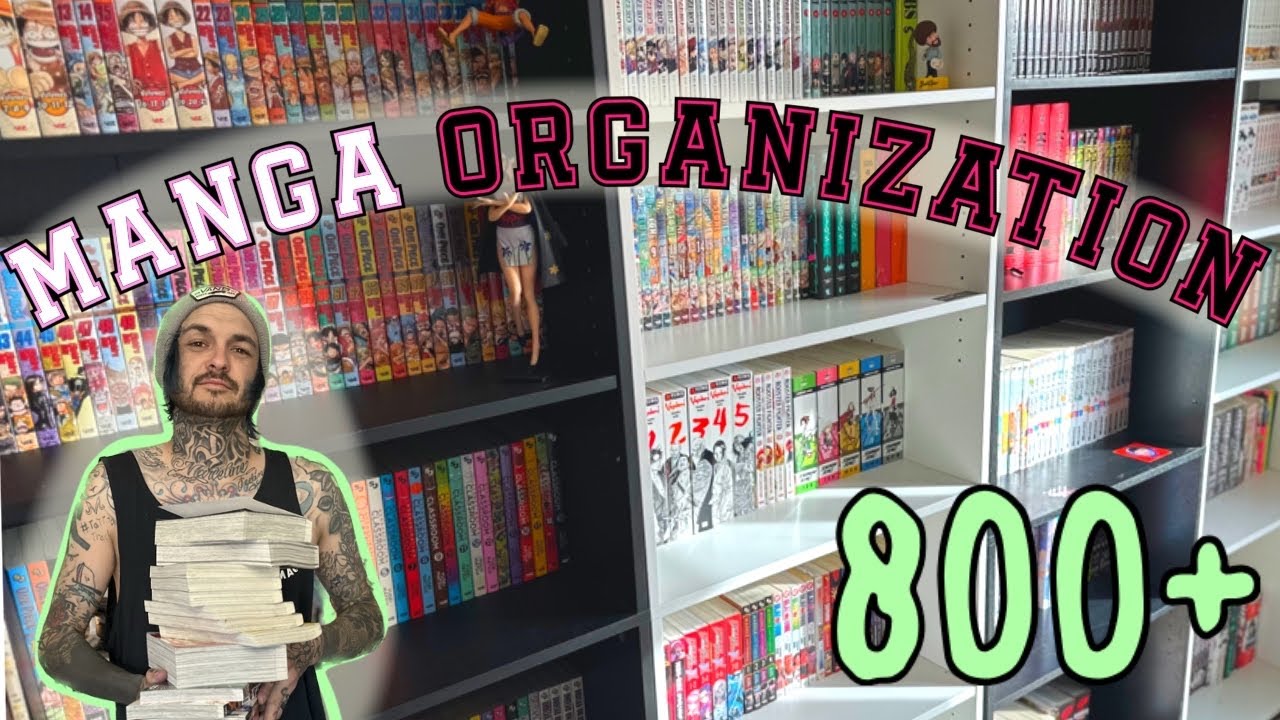 Organizing My $8000 Plus Manga Collection // Over 800 Volumes 📚