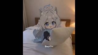 Won the pillow fight 😄 #anime #animegirl #animefyp #cute #funny