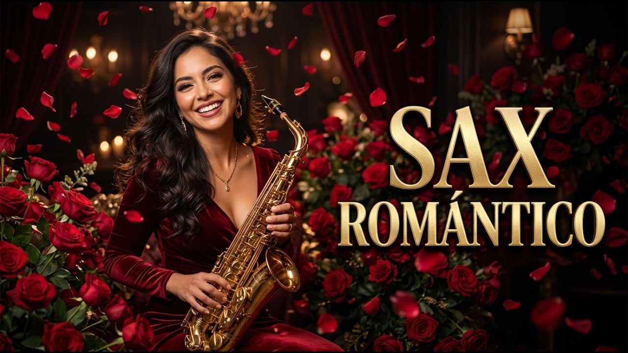 Boleros Románticos en Sax – Música Suave Nocturna para Dormir y Crear un Ambiente Tranquilo