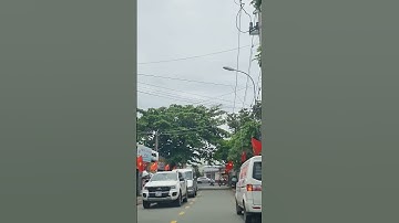 Con đường rợp bóng cờ đỏ sao vàng #nhachay #cuocsongmientay #tuhaovietnam #quockhanhvietnam #shorts