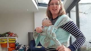 How to tie a slip knot - for an adjustable woven wrap carry