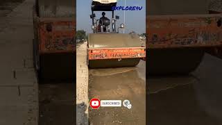 how hamm compactor compact GSB (GRANULAR SUB BASE) #jcb #catgrader #civilengineering #hindi