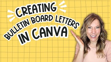 How to Create Bulletin Board Letters in Cavna Easy Classroom Decor Tutorial DIY