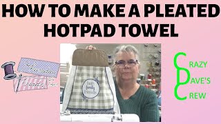How to Make a Potholder Towel - #ThursdayThreads