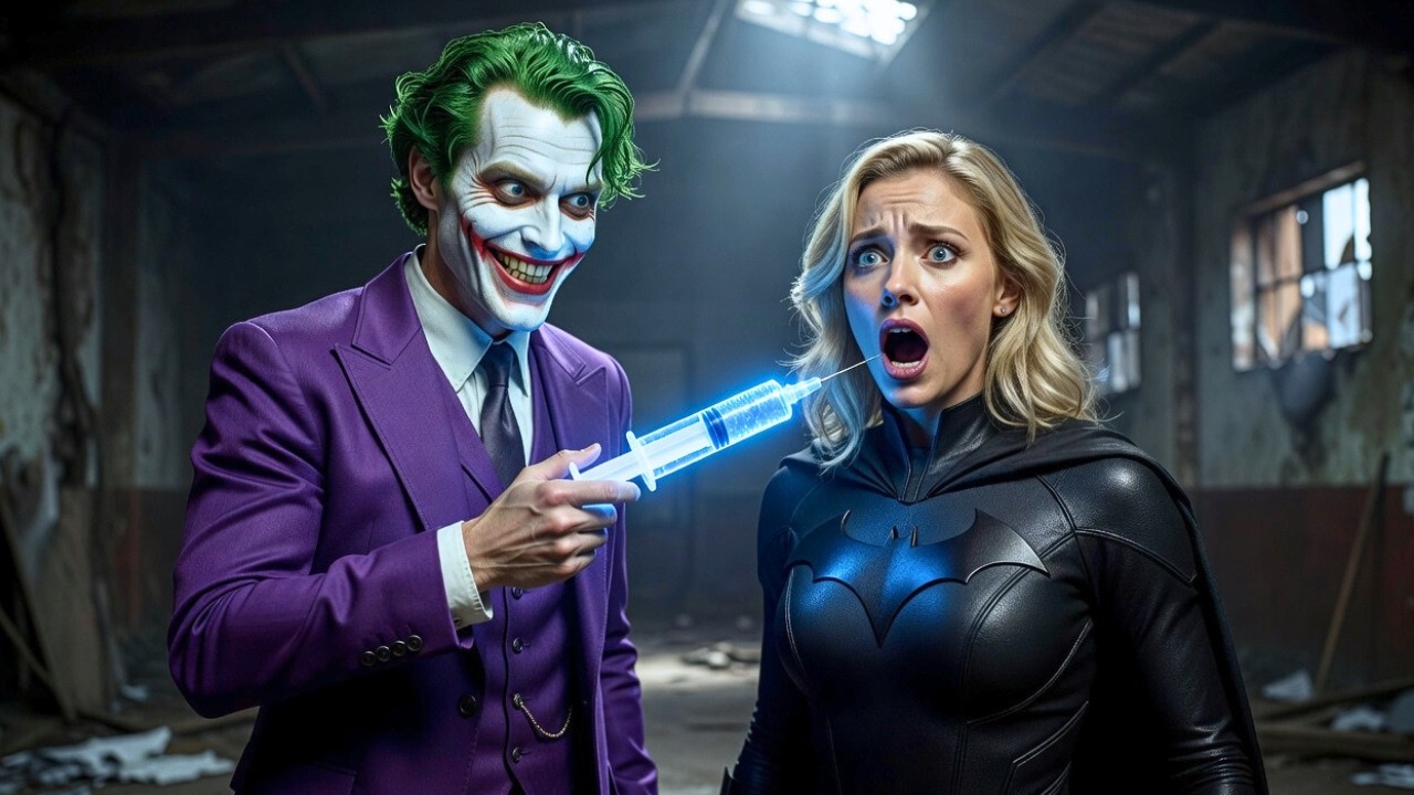 Unexpected Team-Up: Batsman saves her wife from Joker | AI Superhero Film