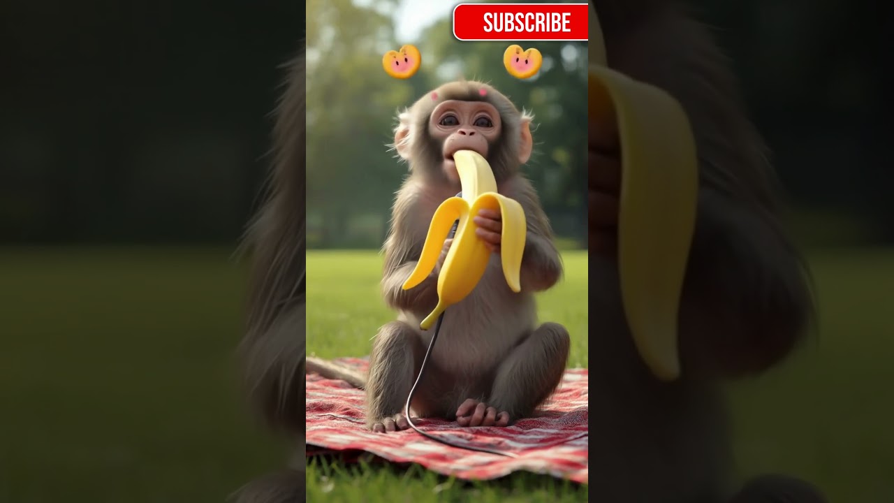 Monkey Turns Into a Singer 🎤🐒😂