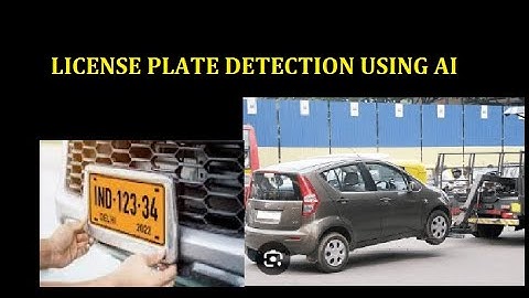 Licence plate recognition system using AI  #ai #ieeeprojects