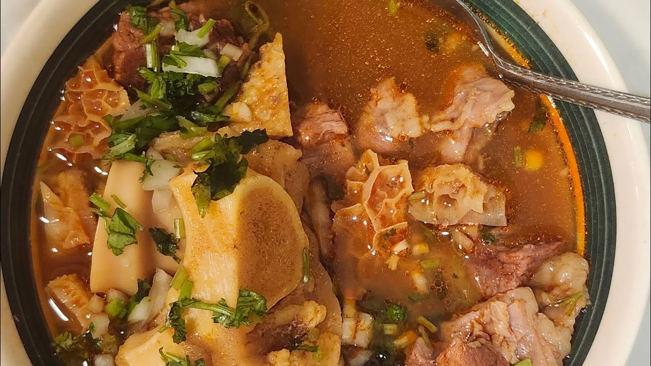 Un rico menudo de res