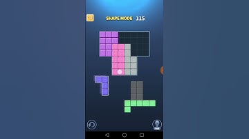 Block Puzzle King Shape Mode Level 115 Walkthrough Solution