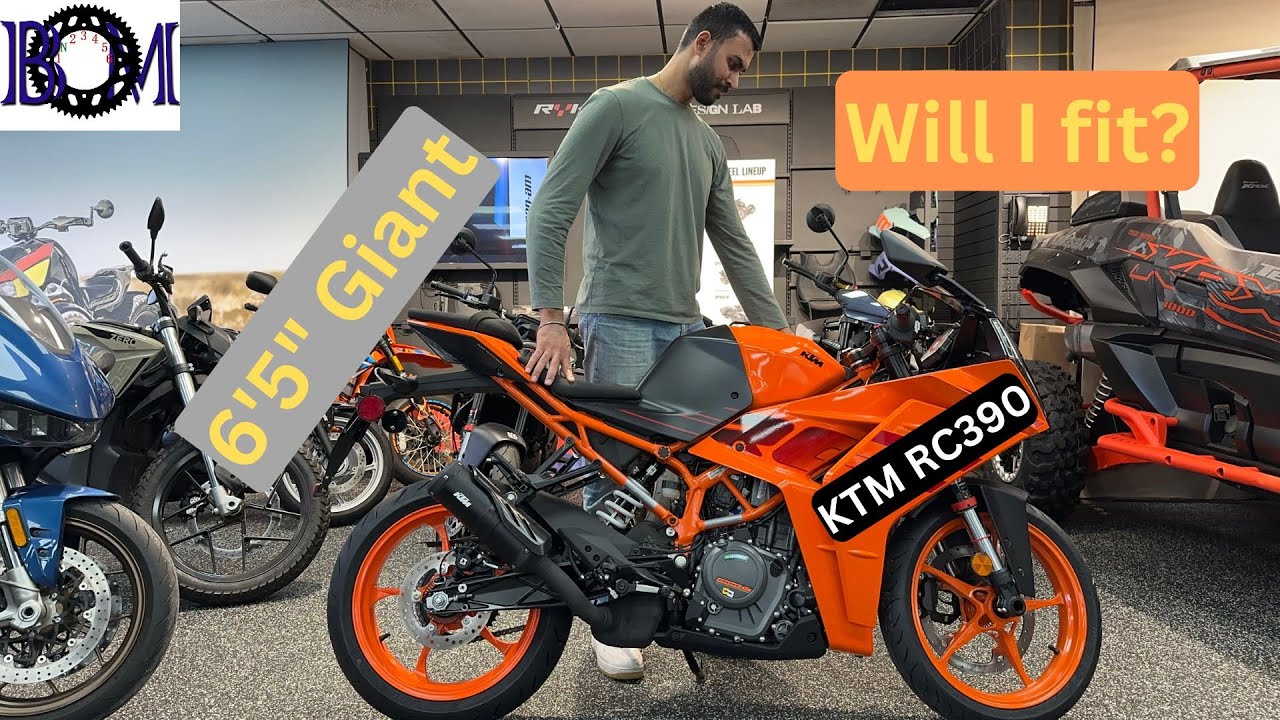 2024 KTM RC 390 Review - Tall Rider Ergonomics