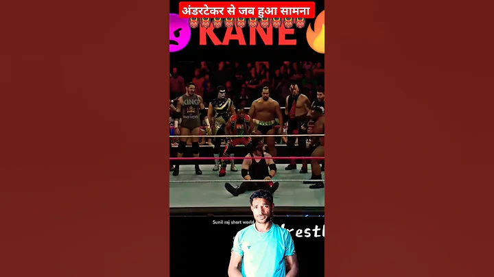 BIG E scared from  KANE🔥 || KANE'S ATTITUDE 😈 || #shorts #youtubeshorts #kane #wwe#shortsfeed