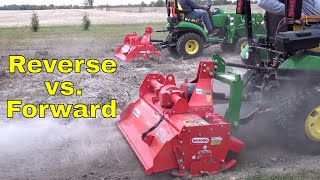 Garden Tillers: Forward vs Reverse Rotation?   4 Distinct Tests