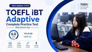 Famous Complete TOEFL Practice Test 2026 (Adaptive) with Answer Key  Net Worth