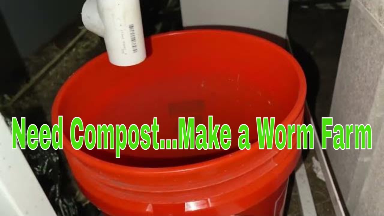 DIY Worm Compost Bin. Never buy Soil Again. YouTube