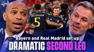 Thierry Henry Micah Carragher React To Real Madrids Draw With Bayern Ucl Today Cbs Sports