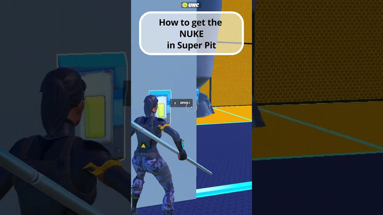 How To Get The NUKE In Super Pit Fortnite Fortnitemultiplayer 1v1witheverygun Fortniteclips