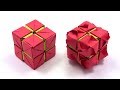 Origami rose cube kusudama by yakomoga in english  yakomoga easy origami tutorial