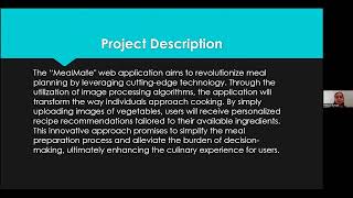 MealMate Capstone Project Introduction - Sprint 0 Update