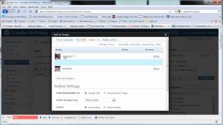 Inserting a Gallery of Images into a Post