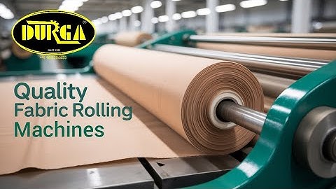 ROLLING MADE EASY With Electronic Speed Control for ANY Fabric Width! ( MINI INSPECTION MACHINE )