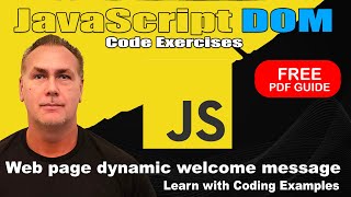 Famous DOM welcome Message Coding Exercise JavaScript How to Challenge Learn to Code Net Worth