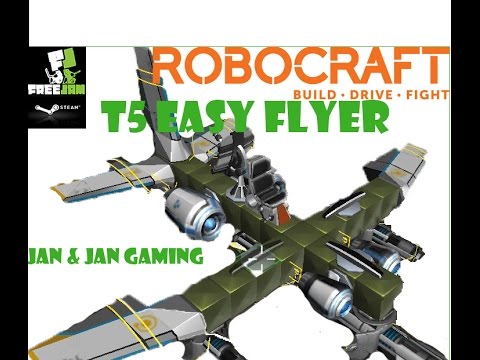 robocraft making plane t5 easy flyer easy youtube robocraft basic flyer