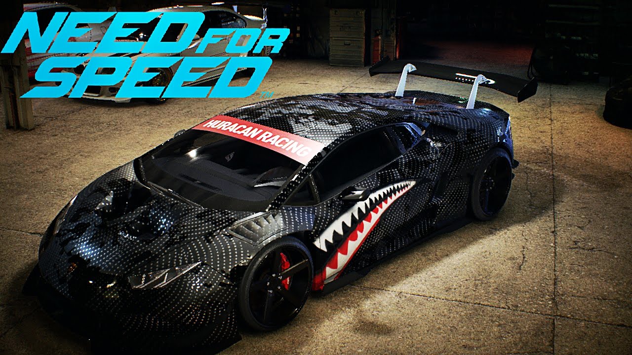 Need For Speed 2016 Lamborghini Huracan Shark Team Vinyl - YouTube