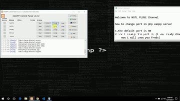 How to install XAMPP and change apache port number