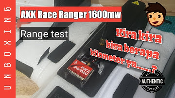 Unboxing vtx AKK race ranger 1600mw range test