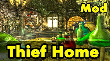 Skyrim Home Mod: Riften Canals Thief (Review Commentary) Player House