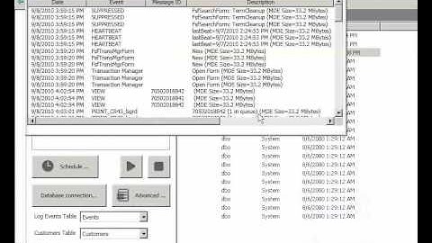 Exchange LogParser - Database settings applied immediately