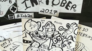 Inktober Speedpaint Compilation 2017 31 Days Of Speedpaints In Under 10 Minutes