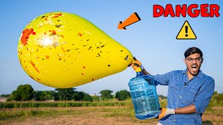 We Test Real Big Monster Balloon in the World😱| 100% Crazy🔥