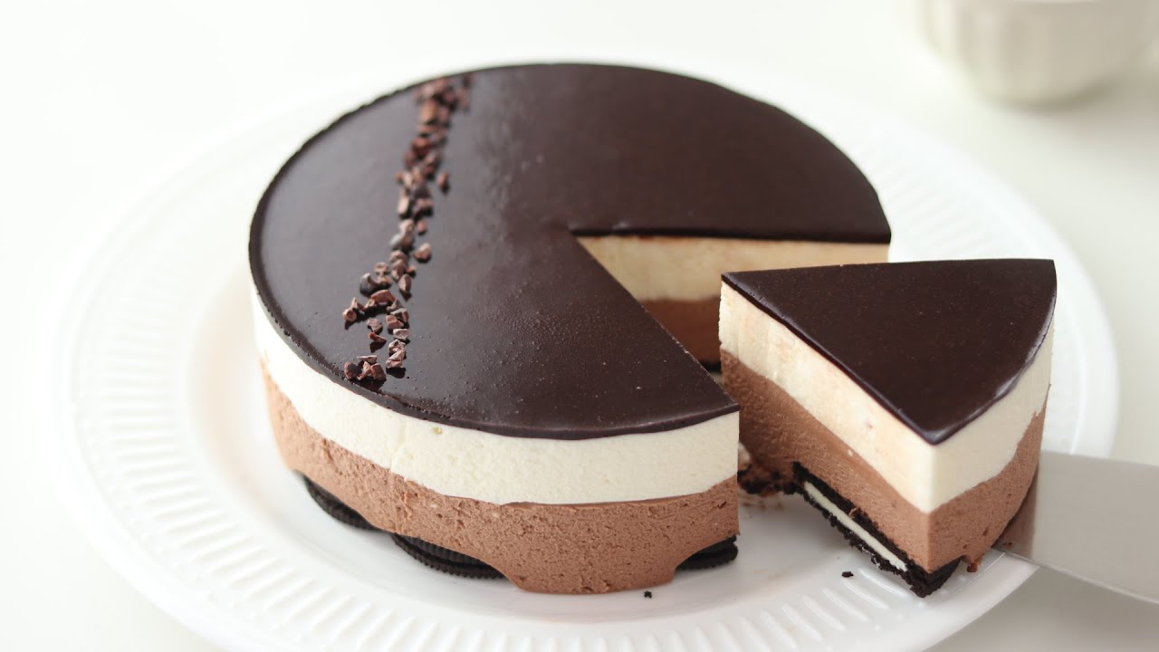 チョコレート レアチーズケーキの作り方 No Bake Chocolate Cheesecake Hidamari Cooking Youtube